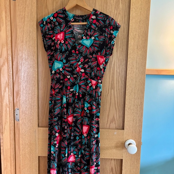 Trashy Diva Sadie Bustle Dress Sacred Hearts Size 6 Small - Picture 2 of 9